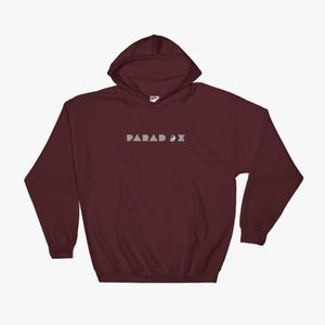 Paradox Life and Death Lux Maroon Hoodie☯️